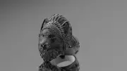 Native american indian wolf silver 925 sterling silver ring