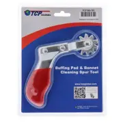Polishing and Buffing Pad Cleaning Spur Tool for Revitalizing Polisher Compou...