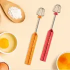 Electric Milk Frother USB Rechargeable 3 Speeds Handheld Whisk Mixer Stirrer Egg