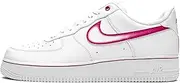 [Nike] Women's Shoes Air Force 1 '07 White Pink DD9683-100 (Numeric_8)