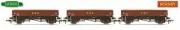 BNIB OO Gauge Hornby R60161 MHA Ballast Wagon, Three Pack, EWS - Era 9 Wagons