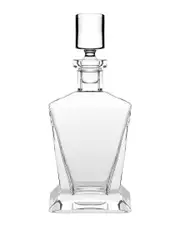 Barski Glass 25oz Whiskey Decanter