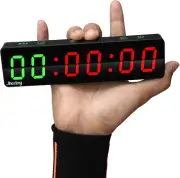 Jhering Gym Timer, Portable, Interval Timer with Rechargeable Battery and Bui...