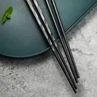 5 Pairs Alloy Chopsticks Chop Sticks Beautiful Gift Set T4V9 U2P9