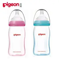 在飛比找森森購物網優惠-【Pigeon 貝親】矽膠護層寬口母乳實感玻璃奶瓶160ml