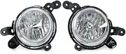 Car Fog Lights for Kia for Soul 2014 2015 2016 Foglamp Car Front Bumper Fog Light Lamp Foglight Assembly with Bulb Car Front Bumper Fog Light(Left and Right)
