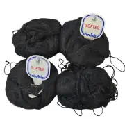 Lane Cervinia Softer Yarn 4 Skeins Mohair Blend Black #3320 50 Gram Skeins Italy