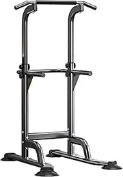 Multi-Function Pull Up Station with Pull Up Bar and Dip Station Adjustable Workout Equipment for Home Gym Strength Training,Power Tower
