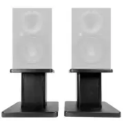 Rockville 8” Black Studio Monitor Speaker Stands For Mackie XR824 Monitors