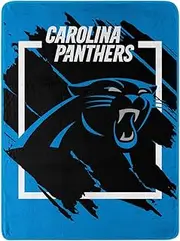 NORTHWEST ENTERPRISES NFL 46x60 Dimensional Design Micro Raschel Throw Blanket (Carolina Panthers)