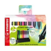 Stabilo Green Boss Desk Set Highlighter Assorted Pack of 8 6070/08-5