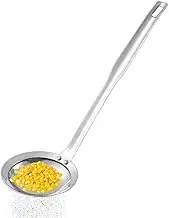 Slotted Spoon for Poached Eggs - Stainless Steel Colander Nonstick Skimmer With Olive Sieve - Cooking and Frying Ladle