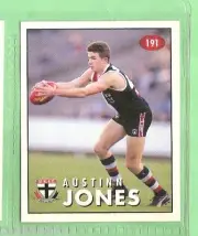 1996 AFL SELECT STICKER #191 AUSTINN JONES, ST KILDA SAINTS