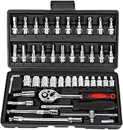 Electric ratchet wrench, household repair tool, multifunctional electric wrench tool set for car repair, electrical installation, workshop, shipbuilding and