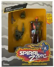 Spiral Zone Bandit Black Widow Master of Disguise Vintage 1987 Action Figure NEW