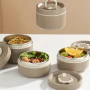 (1pc Pack)Stackable Lunch Box 304 Stainless Steel Leakage Proof Multi Layers HG