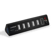 Mbeat 7-Port USB 3.0 and USB 2.0 Hub with 2.1A Smart Charging Function