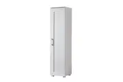 Nova Single Door Tall Cupboard Storage Cabinet - White