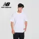 【New Balance】 圓領親膚短袖上衣_男性_白色_MT41519WT