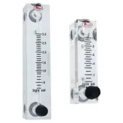 Dwyer Visi-Float Flow Meter, 0.6-5 GPH, Stainless Steel, No Valve