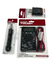 NEW Kit Hyper Tough Digital Multimeter Voltage Detector & GFCI Receptacle Tester