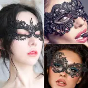 Lace Masquerade Mask Half Face Bronzing Face Mask Cosplay Masks Eyeshade Props