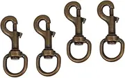 BESPORTBLE Sets Dog Collar Spring Hooks Swivel Joints Traction Rope Buckle Pet Supplies for Cats Dogs Retractable Leash Accessory Pcs