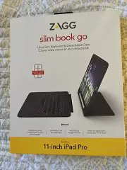 ZAGG Slim Book Go Keyboard Folio Case for iPad Pro (11-inch 1st Gen) - BRAND NEW