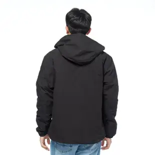 【JEEP】男裝 工裝多口袋時尚連帽外套(黑色)