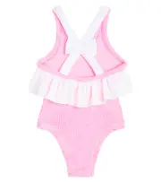 [Hunza G Kids] Hunza G Kids Baby Lara bow-detail swimsuit One Size pink