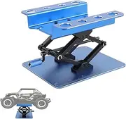 RC Car Work Stand, Repair Workstation 360 Degree Rotation Lift/Lower with Screws, 60mm to 140mm Height Adjustable, RC Support Elevating Platform for 1/8 1/10 RC Car Truck Crawler