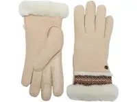 在飛比找露天拍賣優惠-UGG女羊皮手套冬季保暖分指柔軟防風防水舒適TASMAN正品