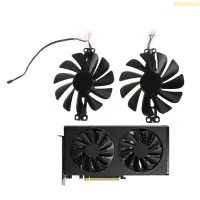 在飛比找蝦皮購物優惠-Dou 95mm 強力顯卡風扇適用於 XFX Radeon 