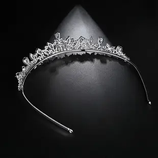 【愛芙晶鑽】重工閃耀鋯石美鑽公主氣質皇冠頭飾 造型頭飾 美鑽頭飾