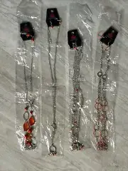 Paparazzi ORANGE necklace sets NWT Lot Of 4