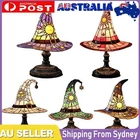 Witch Hat Lamp LED Night Light Resin Witch Hat Light Ornament Bedside Lamp