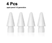 4 Packs Pen Tip for Apple Pencil Replacement Stylus Fine Nib Compatible with iPad Air Mini Pro Apple Pencil 1st Gen and 2nd Generation Tips