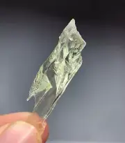 21 Carat Top Quality Etched Green Kunzite Crystal From Afghanistan