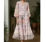 ZIMMERMANN HALLIDAY TIERED DRESSS,SIZE I, RRP$995.