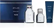 Atlas by Tumi for Men - 3 Pc Gift Set 3.4oz EDP Spray, 1oz EDP Spray, 6.7oz Body Wash