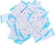 FOYTOKI 40pcs Wig Tape Double Side Tape Wigs 2 Sided Tape Double Sided Tape Double Sided Adhesive Tape Lace Front Tape Hair Extensions Tape Portable Adhesive Tape Hair Plastic Sky-Blue