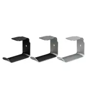 Self Adhesive Headphone Stand Hanger Hook Tape Under Desk L-Shape Headset Mount