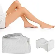 Knee Pillow Covers for Side Sleepers – Replacement Covers for Orthopedic Knee Pillow, Leg Spacer, and Maternity Wedge | Breathable Pillowcase for Pregnancy, Hip and Back,