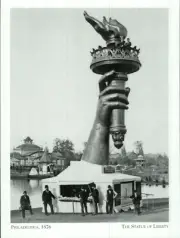 *NY Postcard-"Shipping The Hand & Torch"-*Statue of Liberty, NY {C25}
