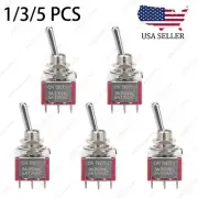 1/3/5 PCS Guitar or AMP DPDT 3 Way ON ON ON Toggle Switch Sealed Mini Toggle
