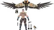 G.I. Joe Classified Series #139, CHIP Raptor Talon & General Ledger, Collectible 6 Inch Action Figure & Pet with 7 Accessories; Articulated Wings