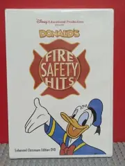 NIP Disney Donald's Fire Safety Hits DVD Enhanced Classroom Edition New & Sealed