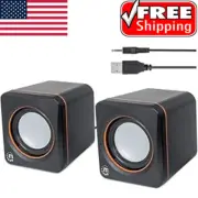 Wired Speaker, Small Computer Speakers for Desktop, USB Powered Small Speakers.