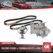 Gates Water Pump Thermostat Belt Kit for Mitsubishi Triton ML MN Challenger L200