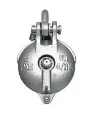 5" Sheave Snatch Yarding Pulley Block, 1/2" Wire Rope Cable, WLL 4.5 Ton